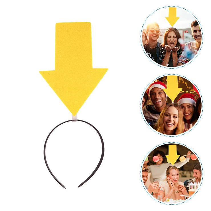 Unique Arrow Headband Funny Photo Prop Carnival Headdress Dress Up Accessory Party Hair Hoop Wedding Decor Cloth